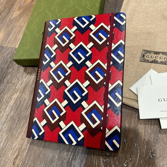 Gucci geometric G print notebook - Picture 3 of 8